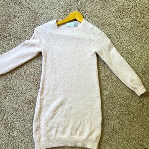 Oversized pink sparkly sweater for girls 7/8